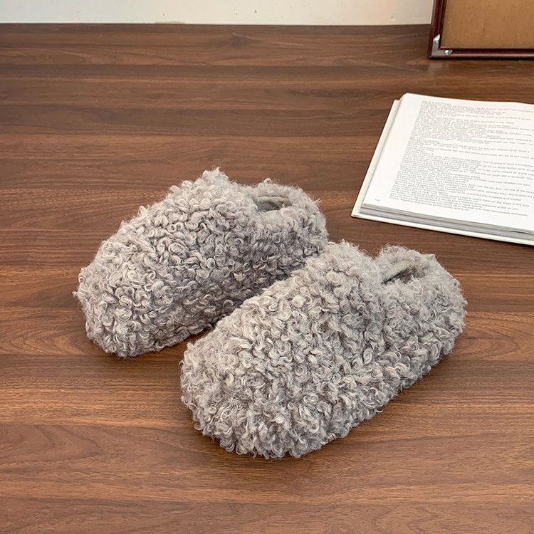 Espadrille Slip On - カバートゥコットンレディースハウススリッパファッションスリッポンスライド秋冬快適なファーフラットシューズ2026