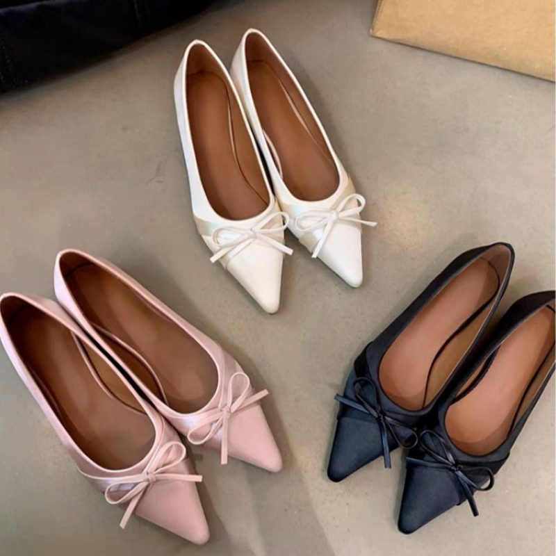 Espadrille Slip On - 夏の新作シフォンファッション、甘いリボン付きカジュアルフラットサンダル（女性用）、快適なスリッポンシューズ、アウトドアウェア2026