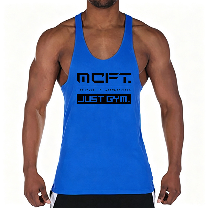ランニングメンズコットンジムベストタンクトップワークアウトマ - Tank Top Muscle のレビューと価格