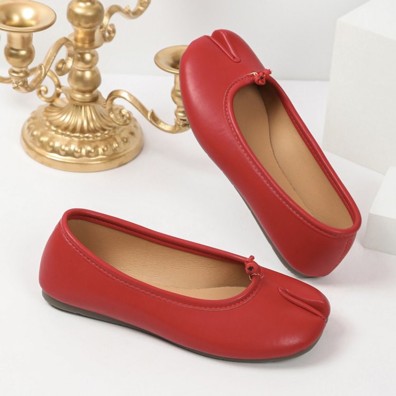 レディース スプリットトゥ バレエシューズ ノット装飾 スリ - Espadrille Slip On のレビューと価格
