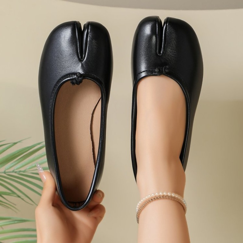 レディース スプリットトゥ バレエシューズ ノット装飾 スリ - Espadrille Slip On のレビューと価格
