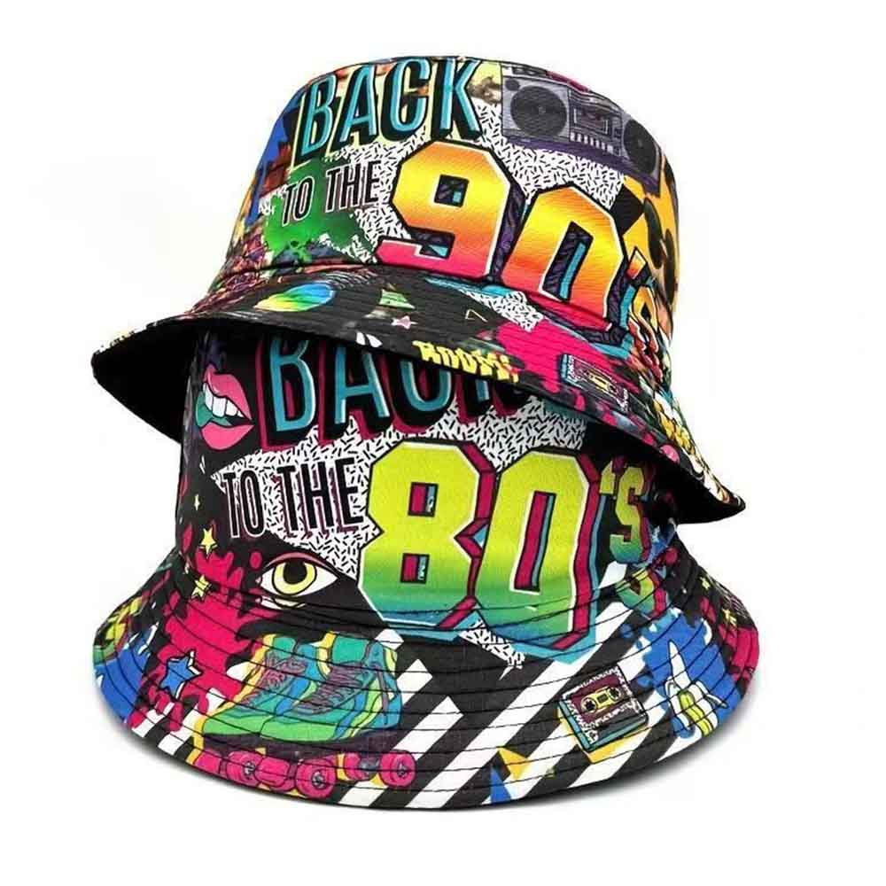 レトロな80年代90年代のヴィンテージバケットハット、男女兼 - Packable Hat Nylon のレビューと価格