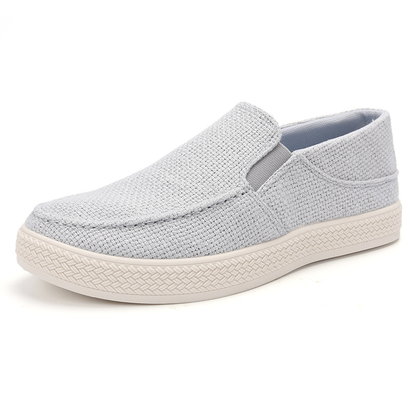 メンズリネンスリッポンローファー、通気性のある織物アッパー、 - Espadrille Slip On のレビューと価格